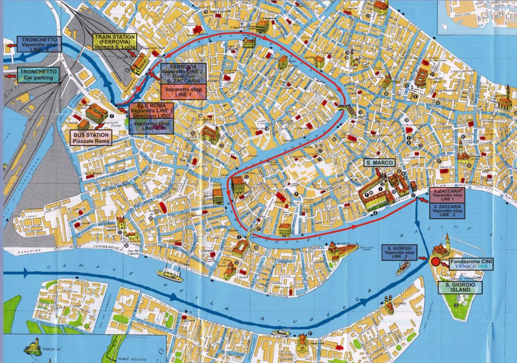 Mapas y folletos - La Guia de Venecia